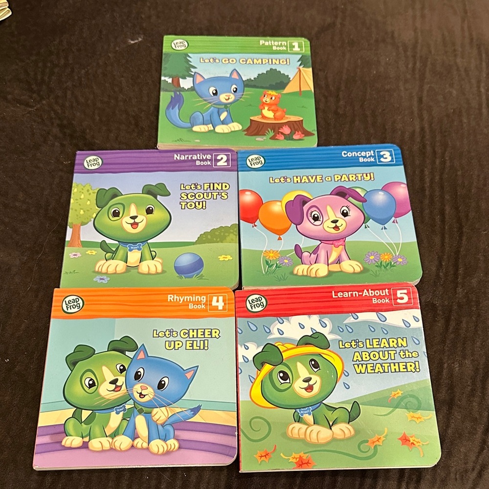 Set of 5 Leap Frog books ages 2 to 5